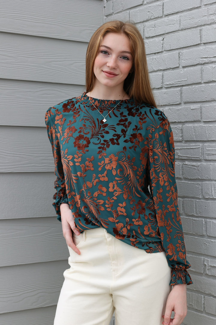 Vera Velvet Blouse