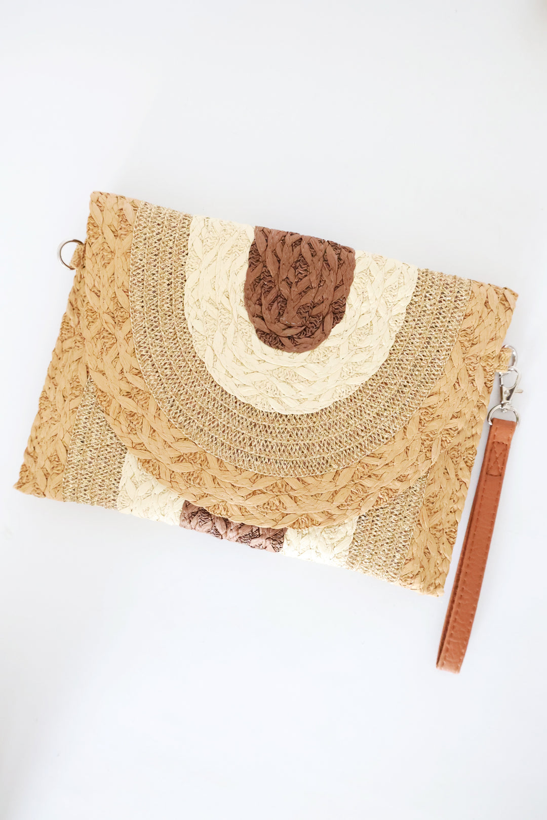 Straw Envelope Clutch