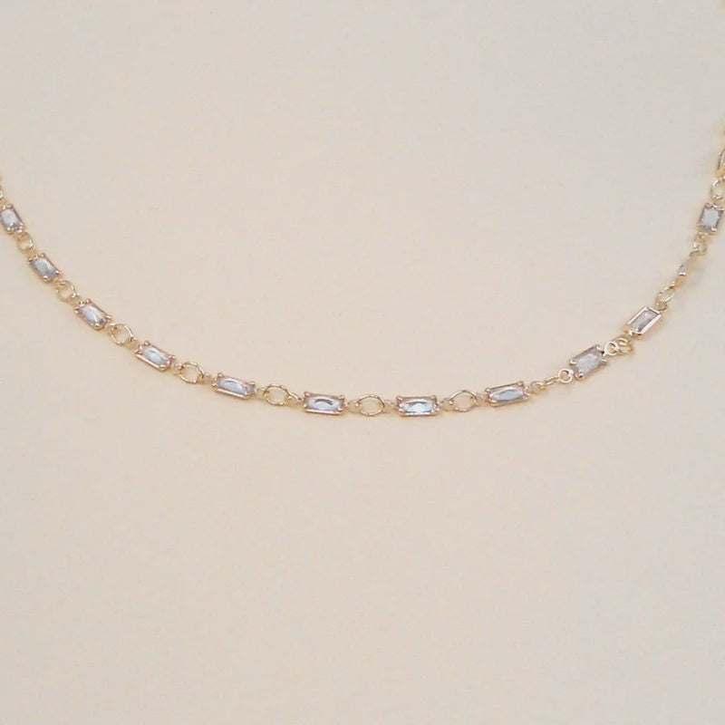 Amara Necklace- 14 plated
