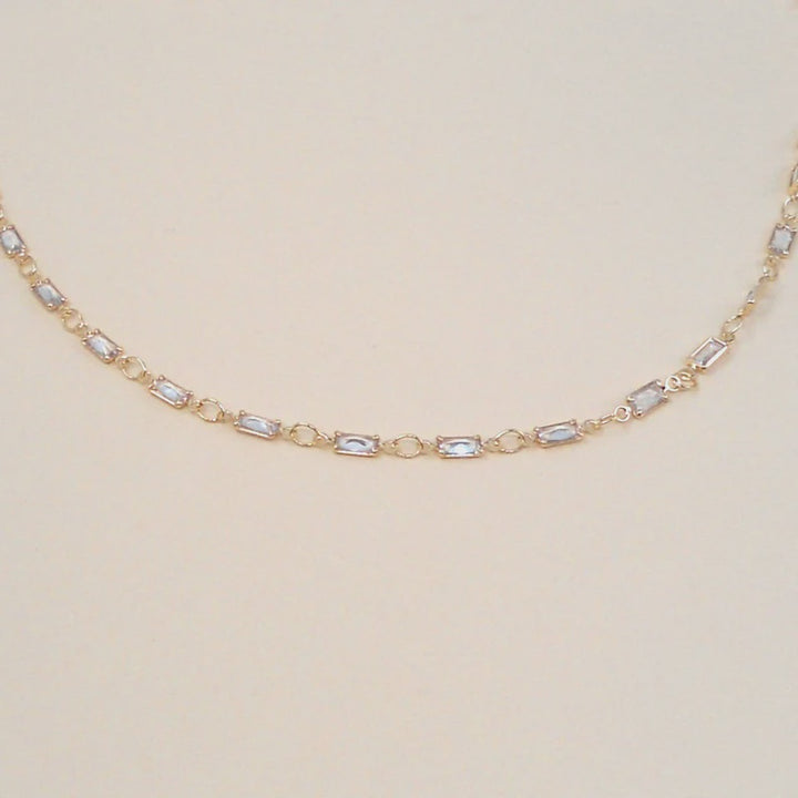 Amara Necklace- 14 plated
