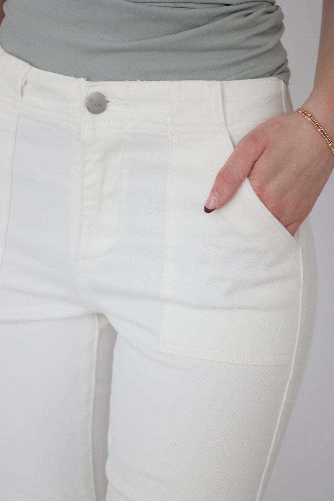 Hailey Patch Pocket Jeans