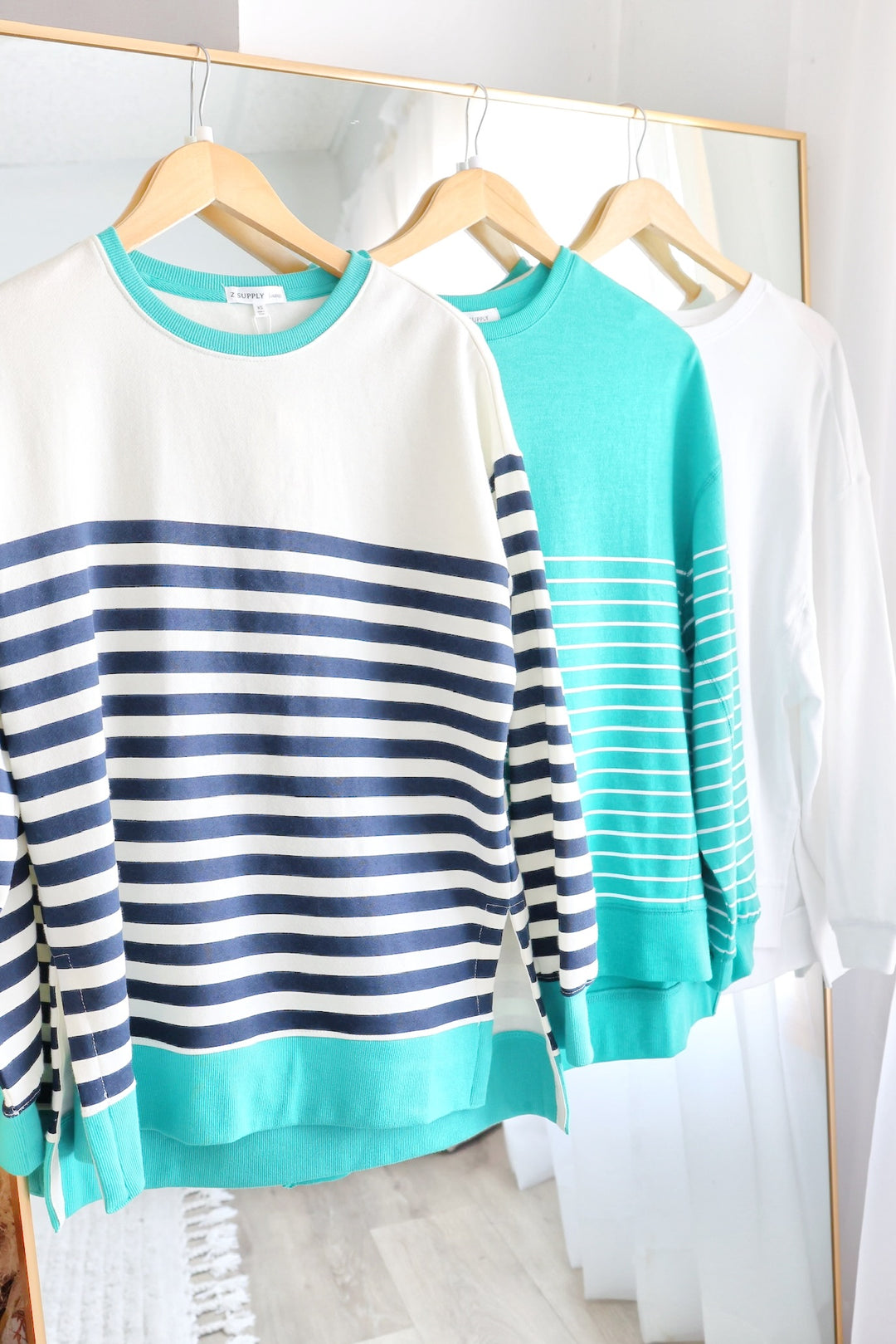 Layer Up Stripe Sweatshirt