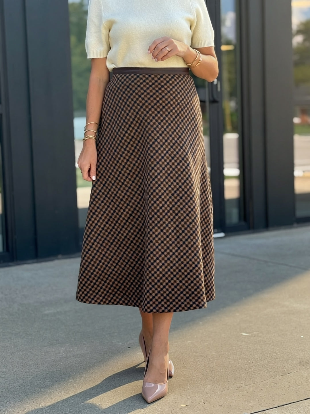Parlor Plaid Skirt