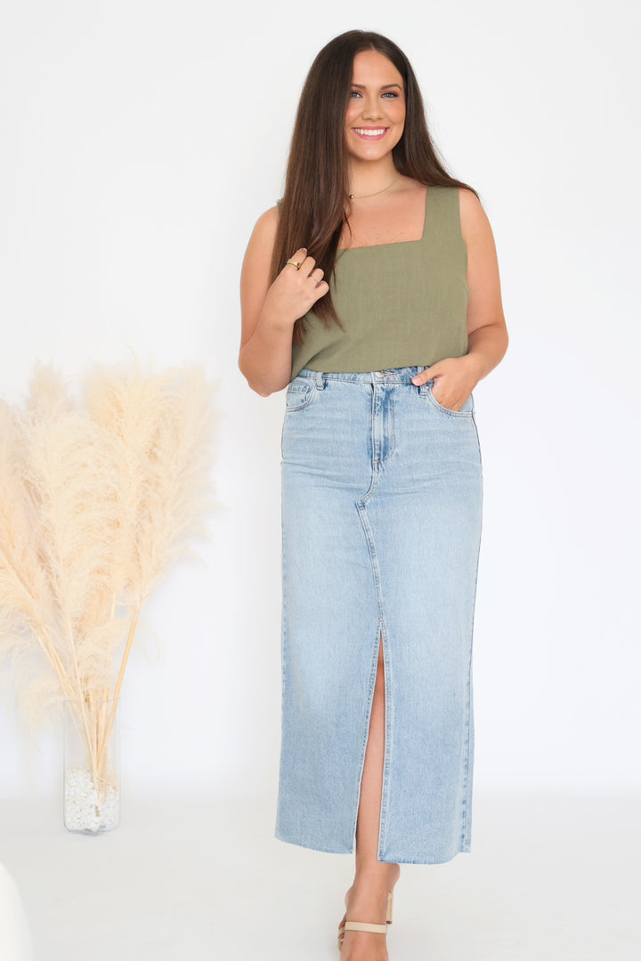 Brea Denim Skirt