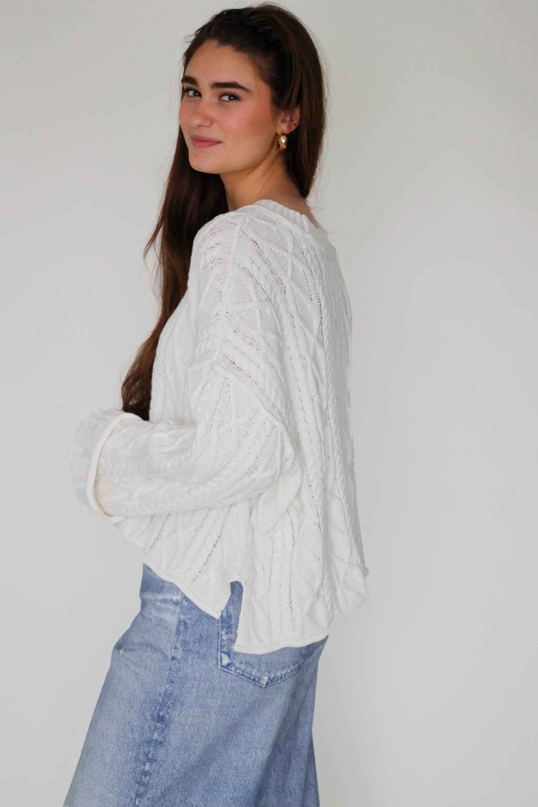 Cable Knit Pullover