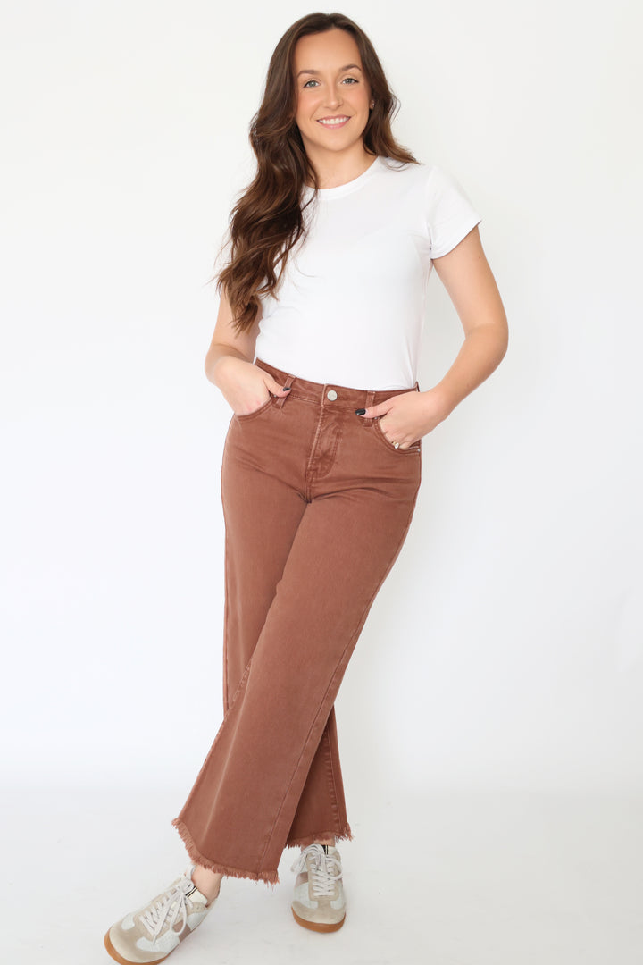 Ginny Crop Wide Leg Pants