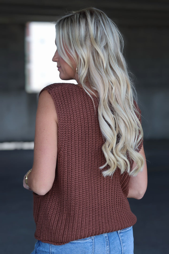 Scandal Sweater Vest- Coco