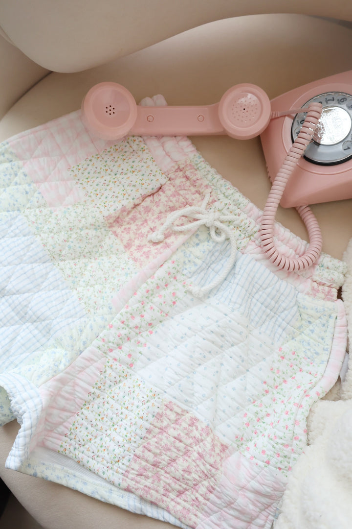 Quilted Pastel Shorts