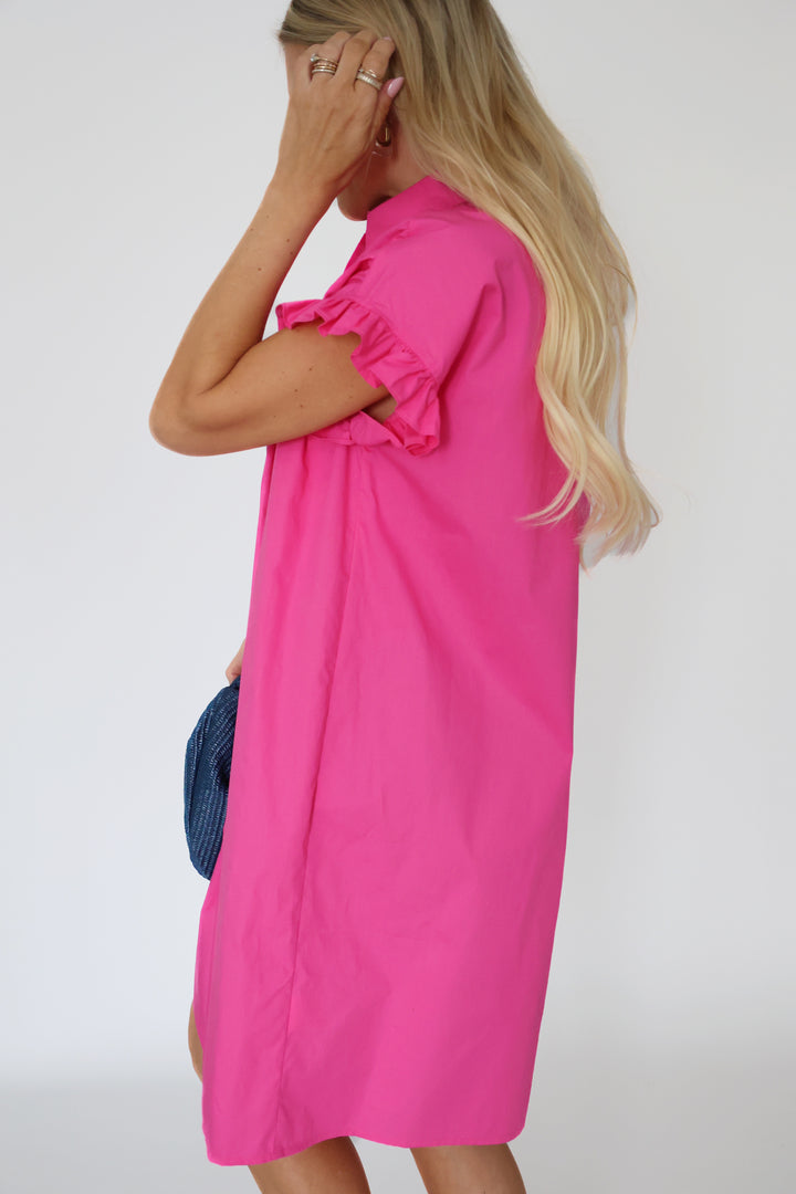 No Excuses Dress- Pink