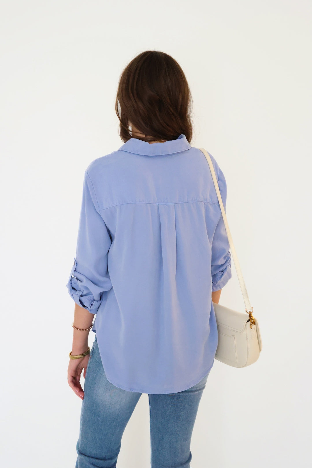 Elise Tencel Top- Blueberry