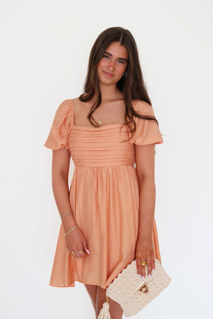 Avery Puff Sleeve Mini Dress