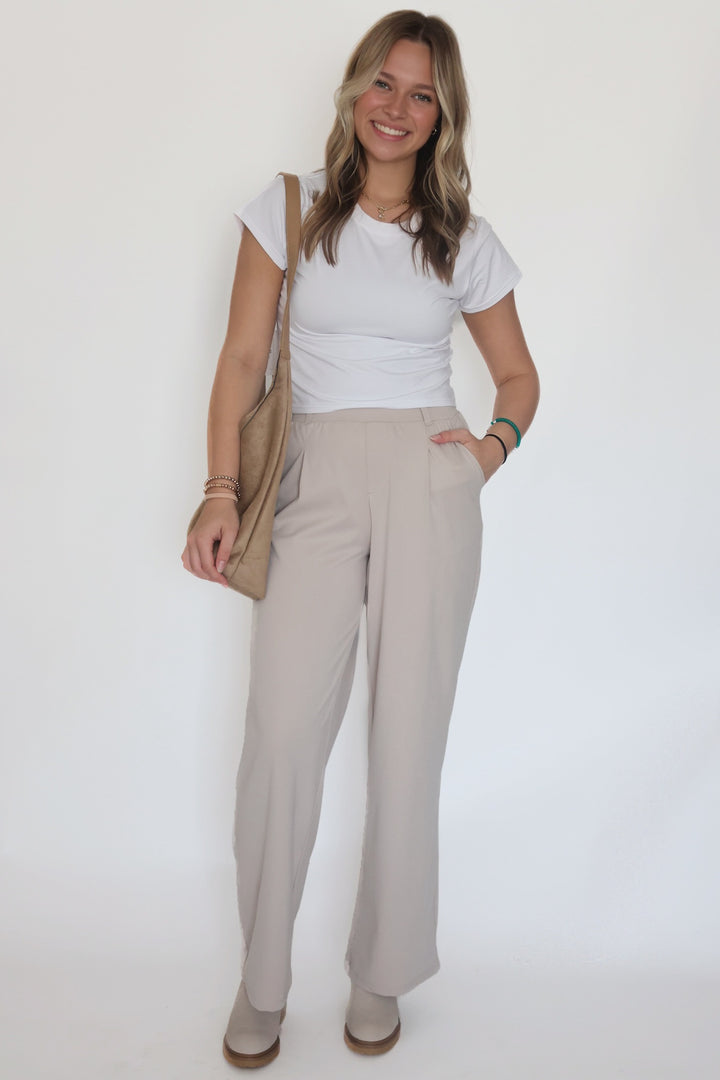 Commuter Trousers- Cloud