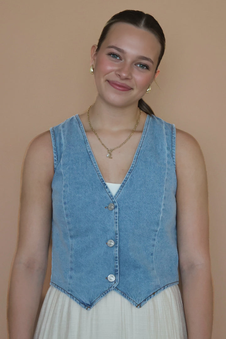 Nessa Denim Vest