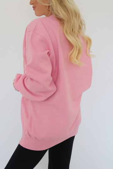 Owensboro Area Code Sweatshirt - Pink