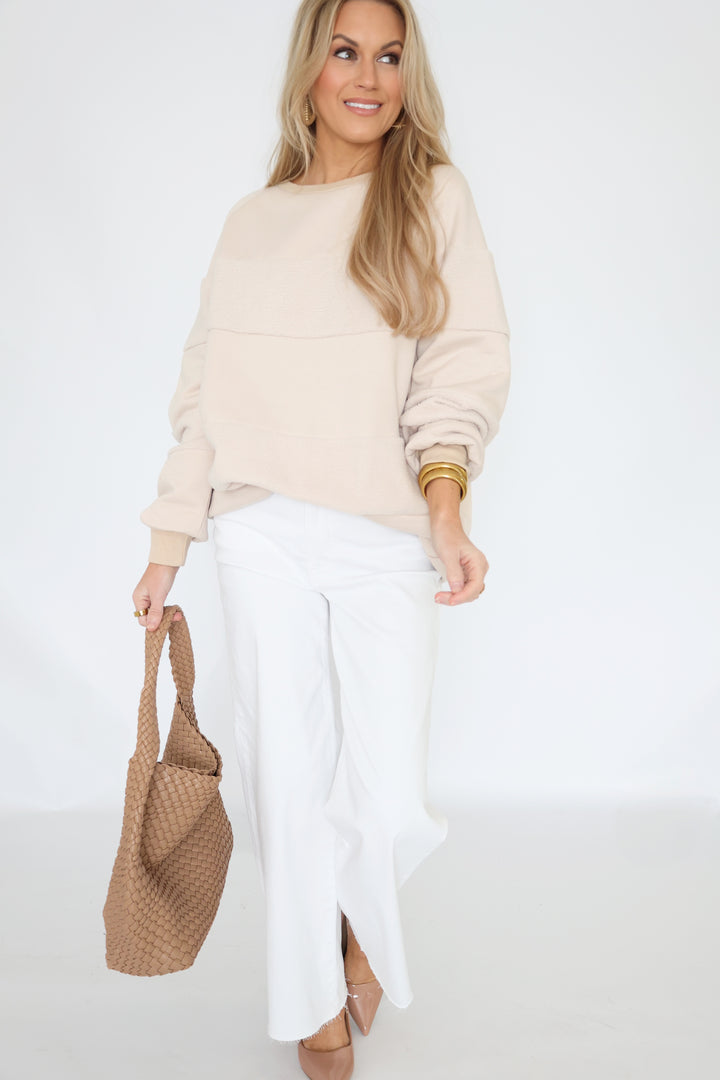 Calla Patchwork Pullover