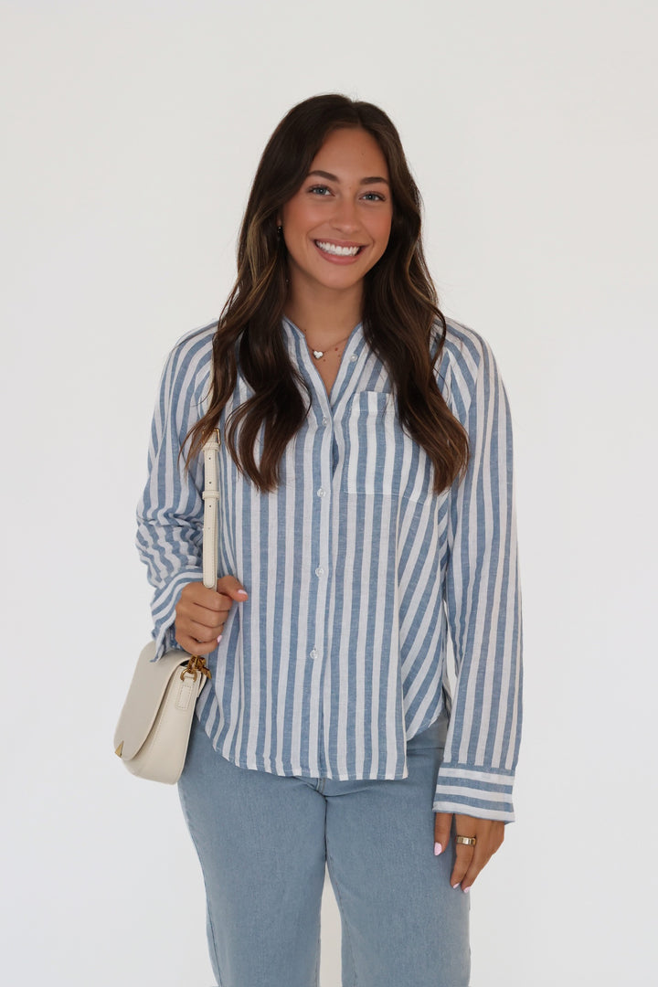 The Perfect Linen Top - Boathouse