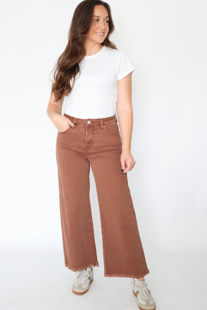 Ginny Crop Wide Leg Pants