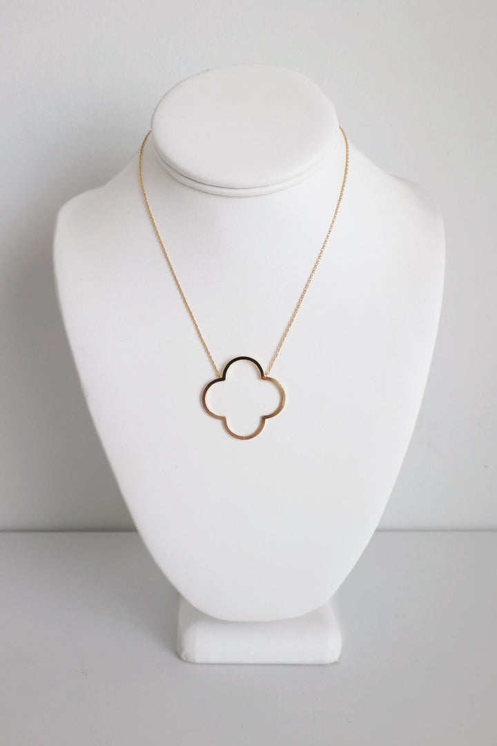 Modern Clover Necklace