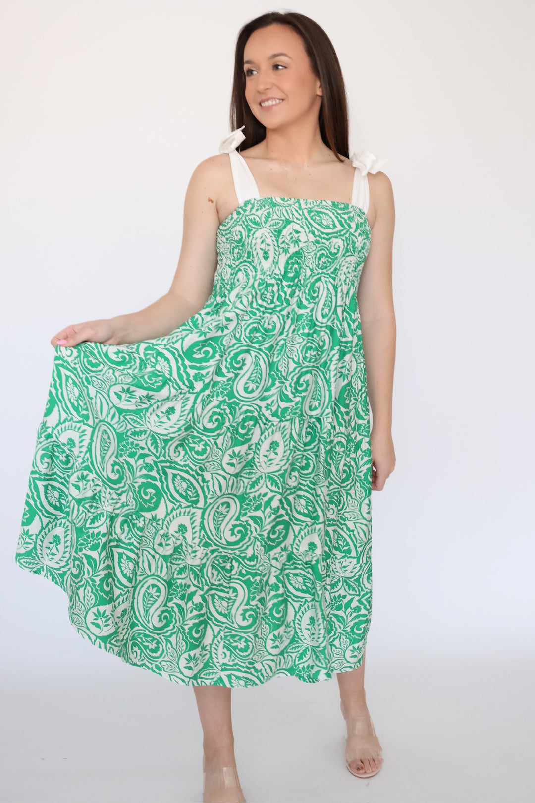 Vera Tie Midi Dress