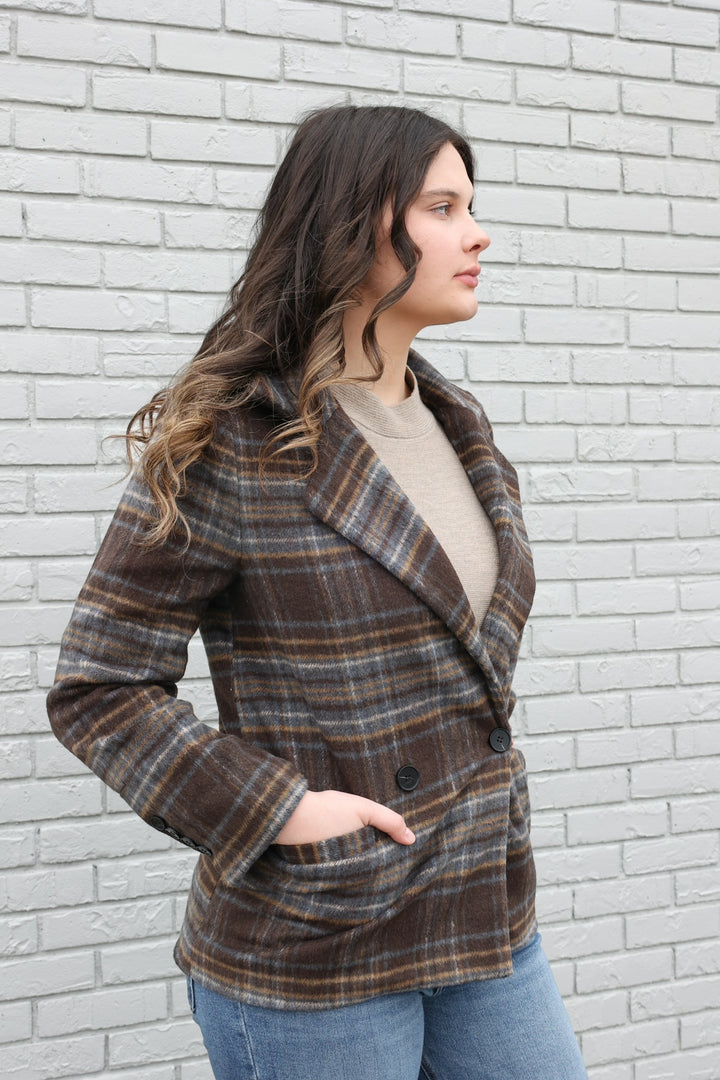 Kathalina Plaid Blazer