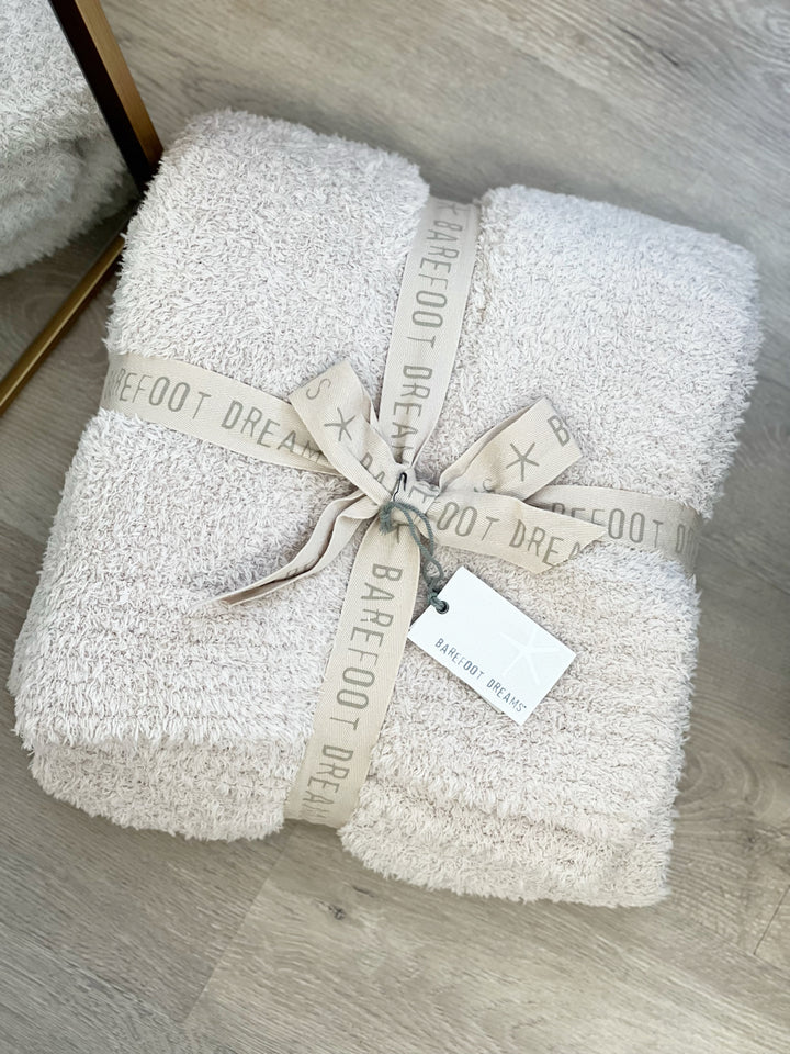 BAREFOOT DREAMS CozyChic Throw - Stone