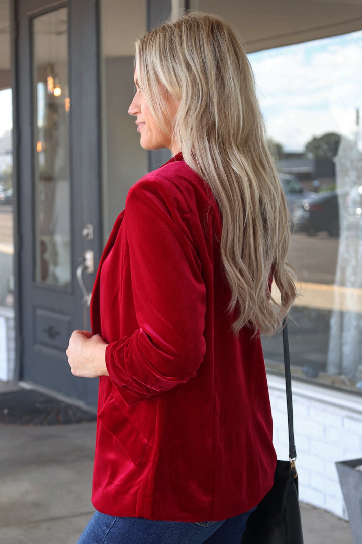 Beverly Hills Blazer- Red