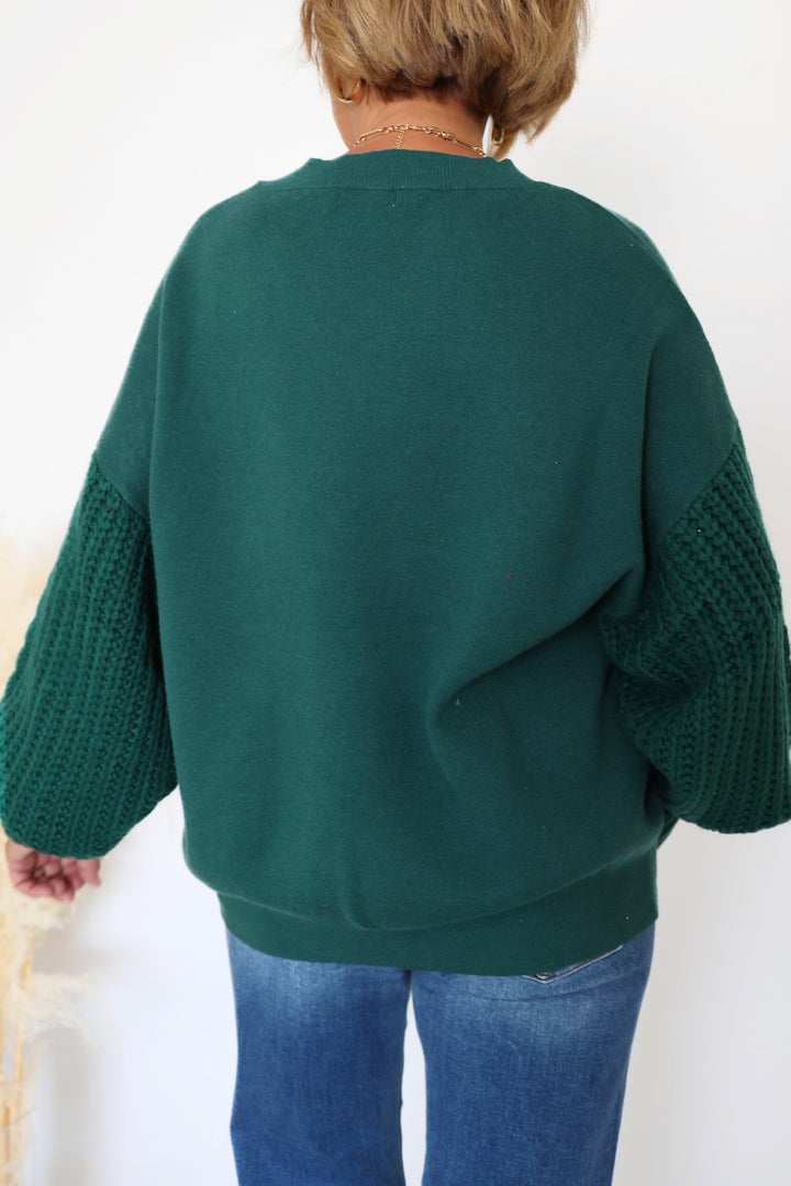 Madeline Sweater - Hunter Green