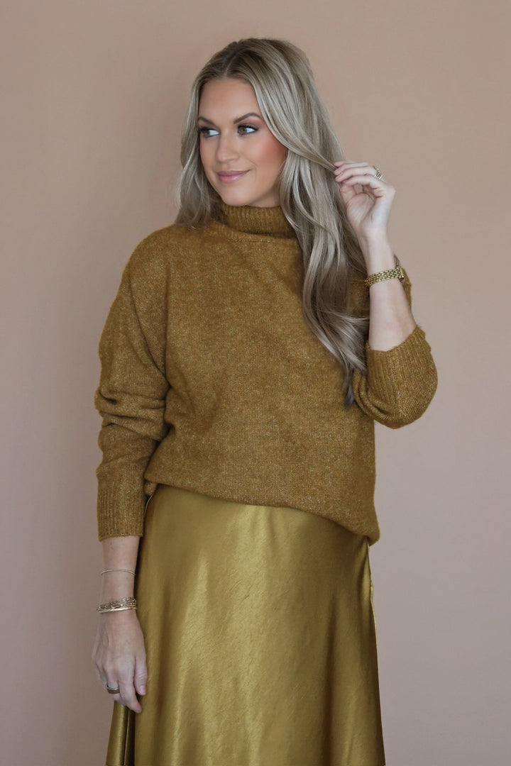 Good Thing Sweater- Camel