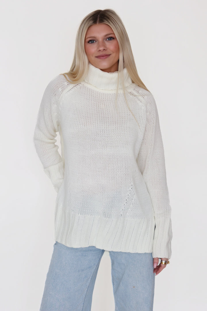 Danica Sweater- White