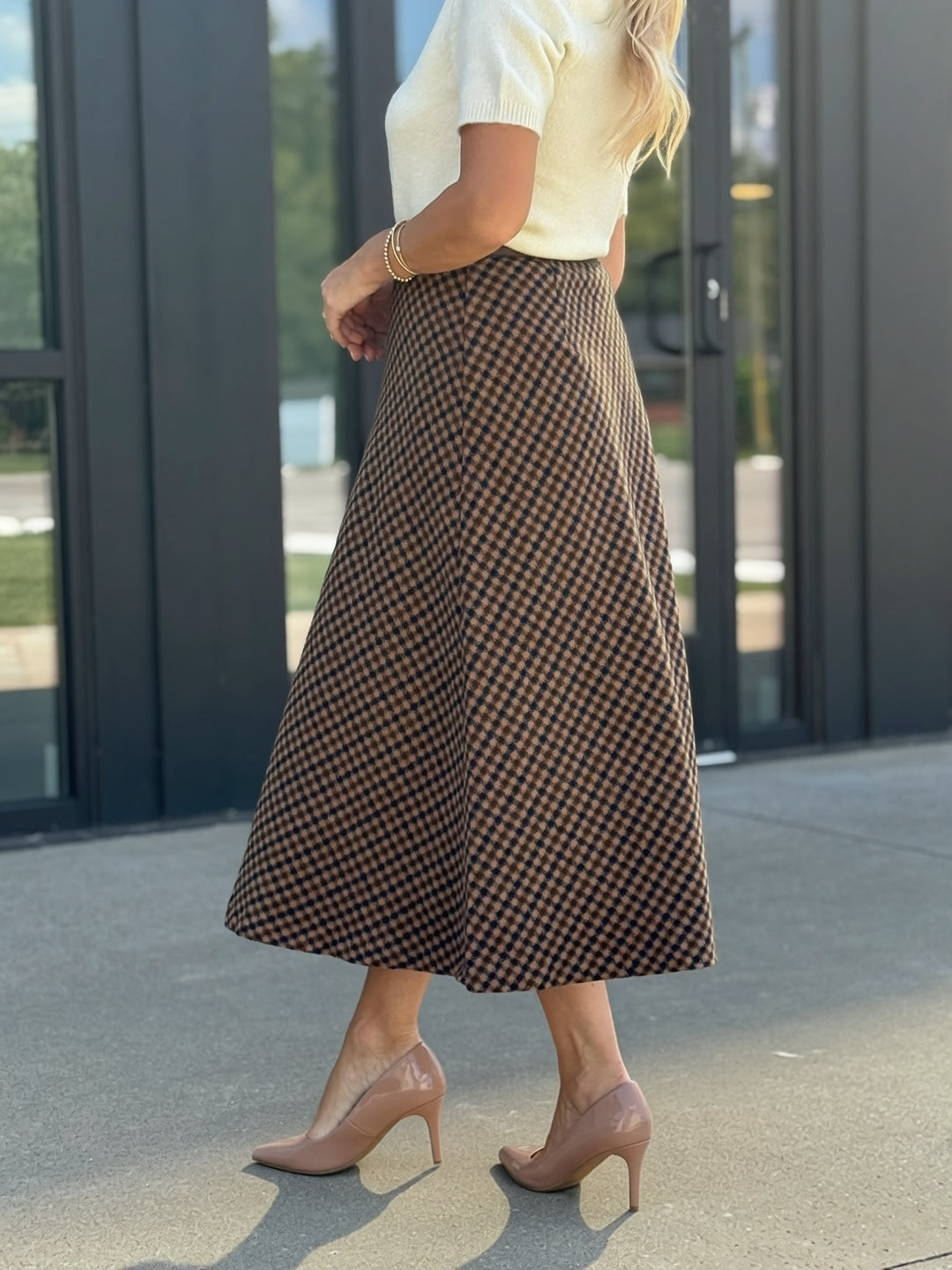 Parlor Plaid Skirt
