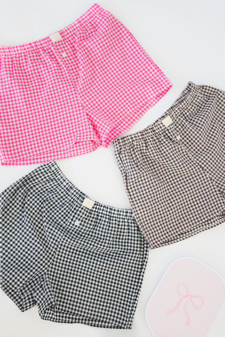 Gingham Shorts (3 Colors)