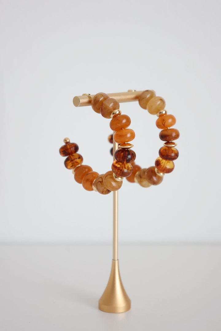 Charlie Beaded Hoops