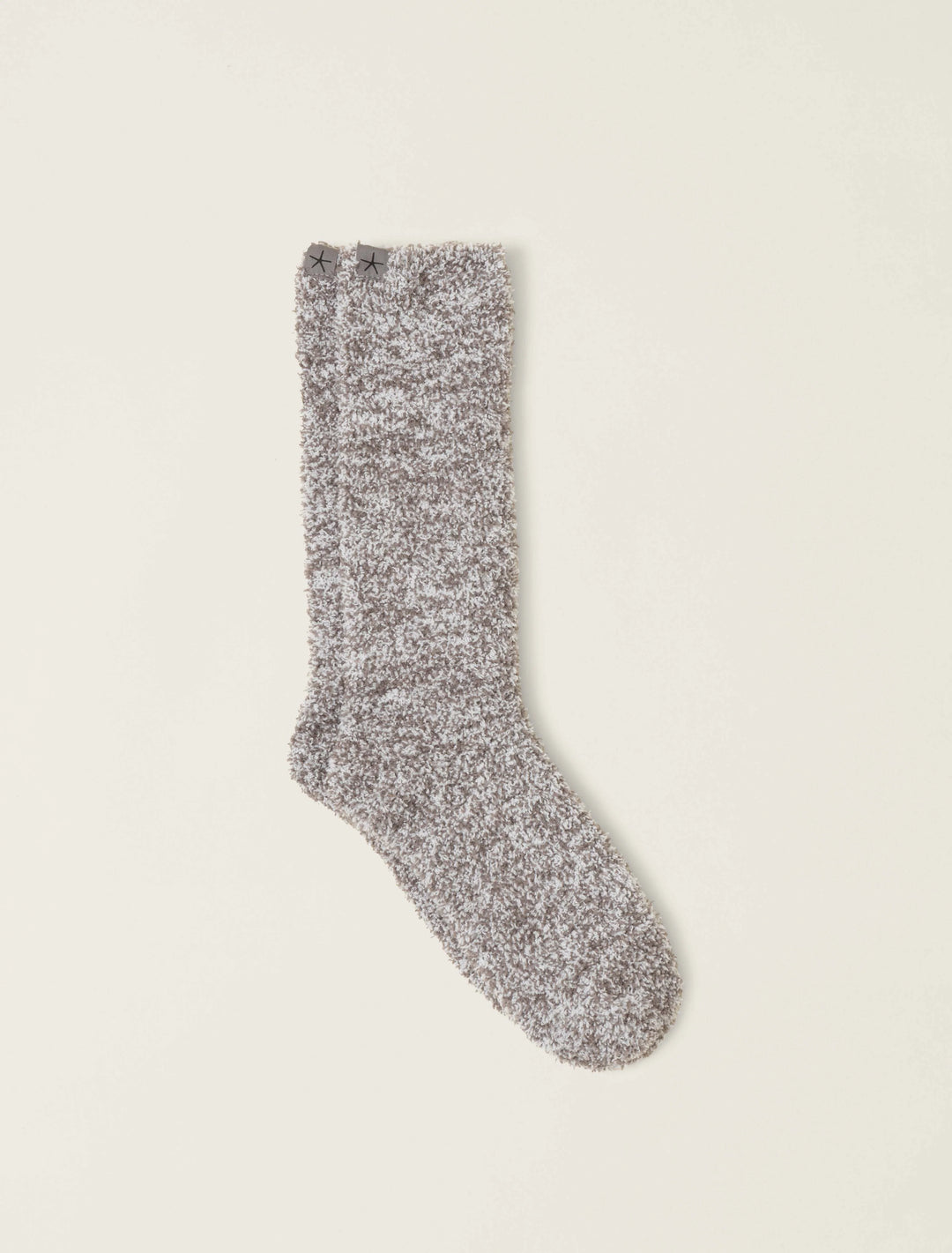 CozyChic Heathered Socks - Charcoal/White