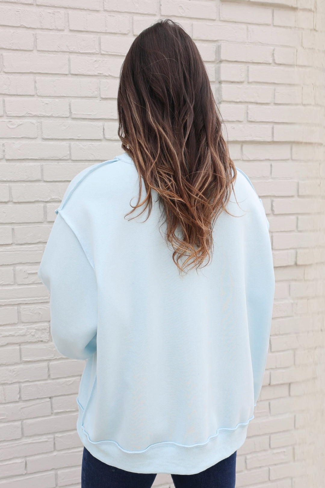 Solid Reverisble Mock Neck