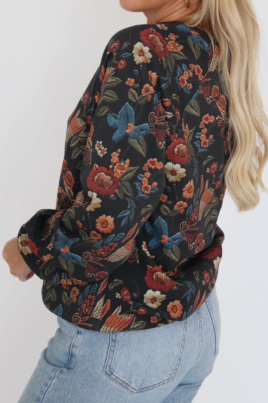 Ruby Floral Sweatshirt
