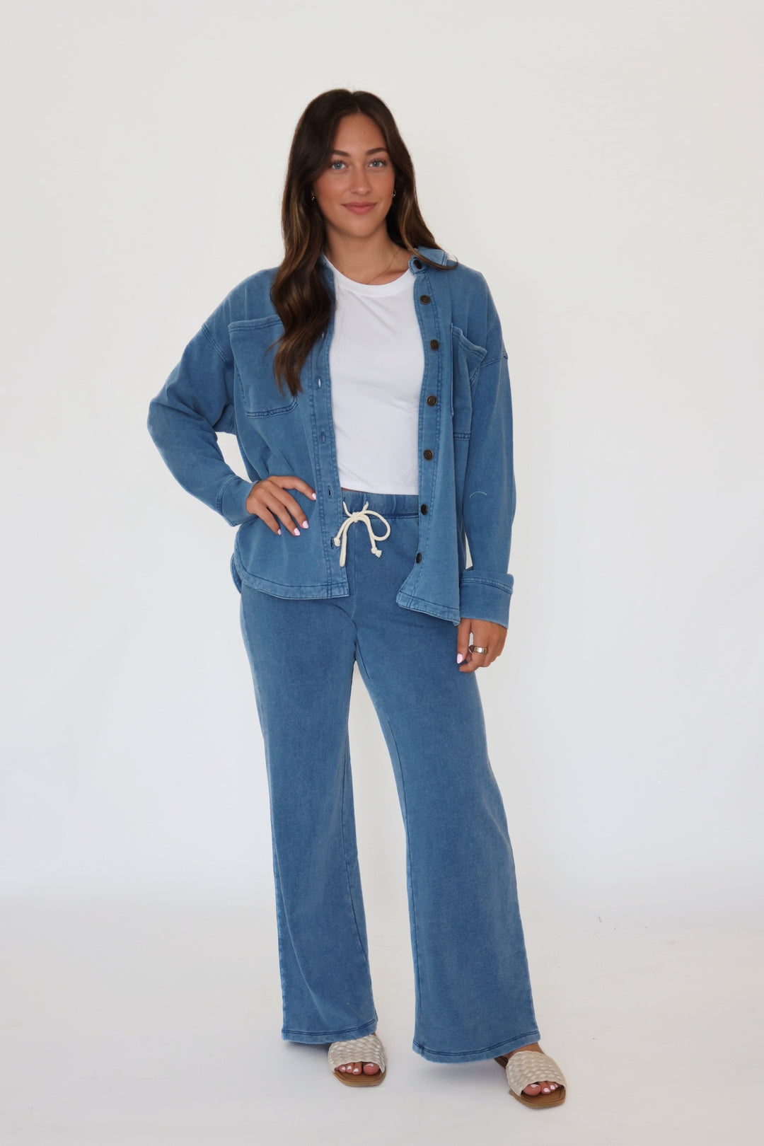 All Day Knit Denim Jacket - Vintage Indigo