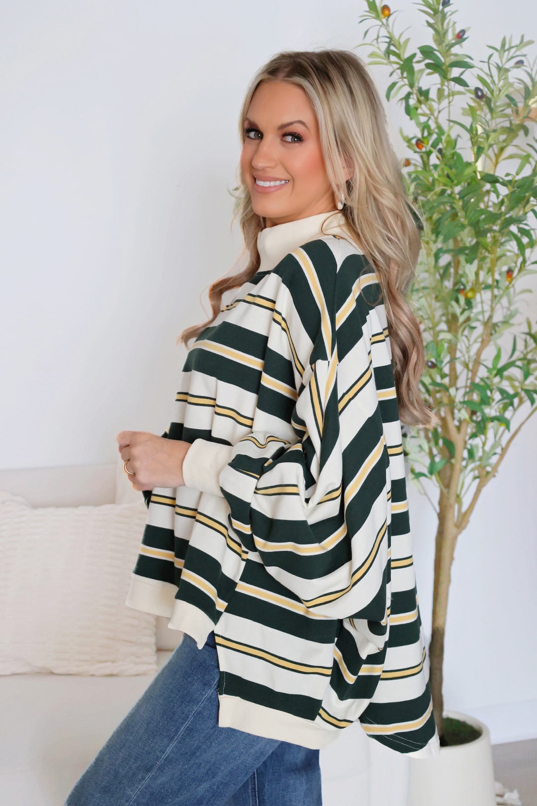Amber Stripe Top
