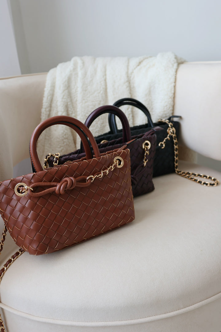 Fallon Woven Handbag