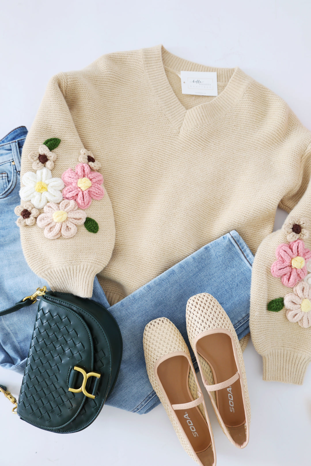 Riley Floral Sweater