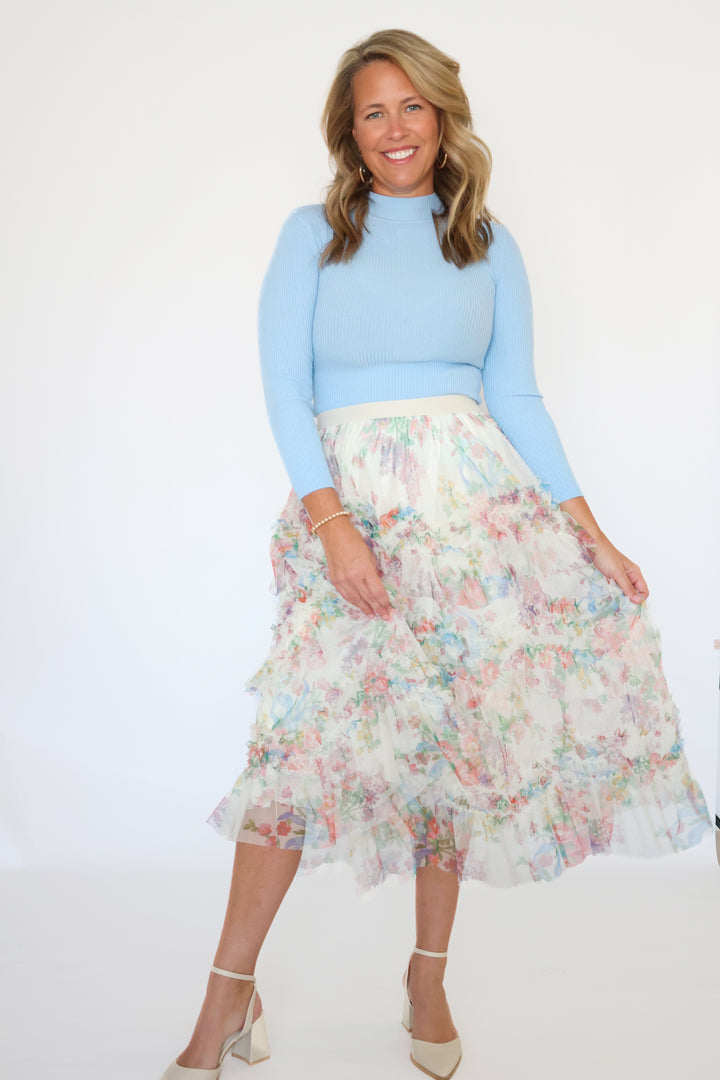 Pleasant Ruffle Skirt