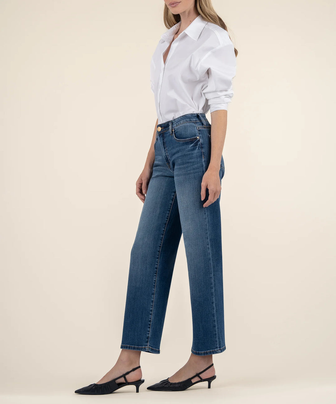 Charlotte High Rise Wide Leg Jean - Healthy