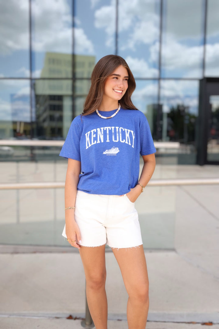 State Love Tee- Blue