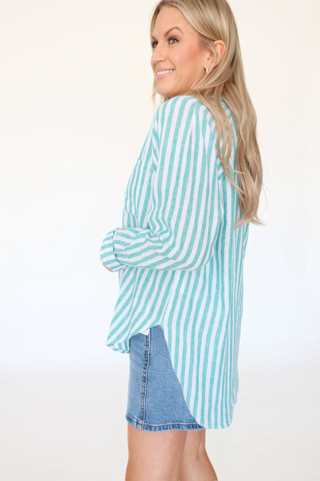 The Perfect Linen Top- La Palma