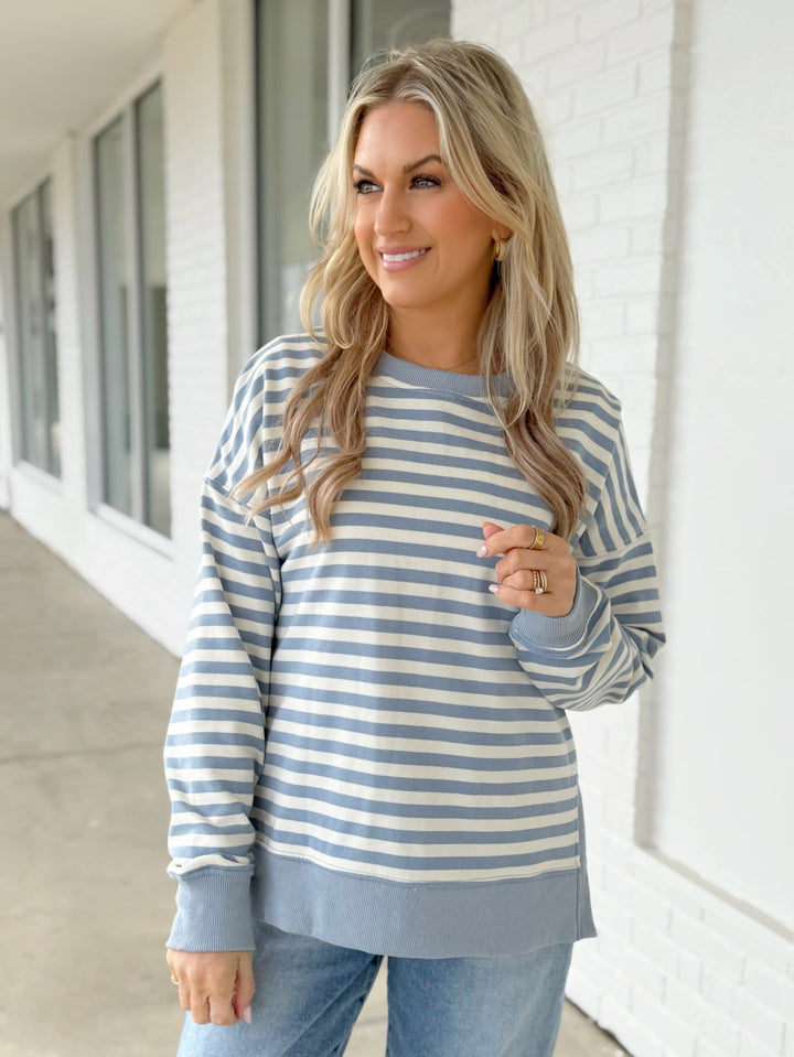 Carter Sweatshirt- Blue