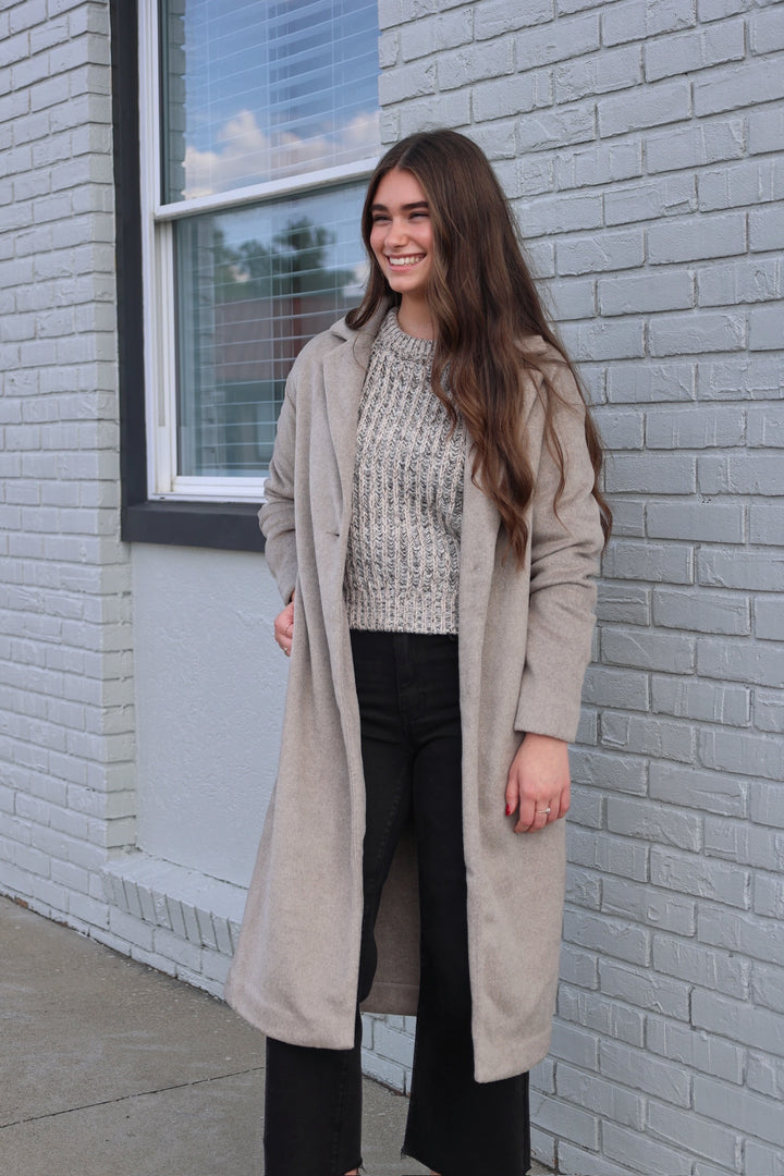 Mason Luxe Coat- Smokey