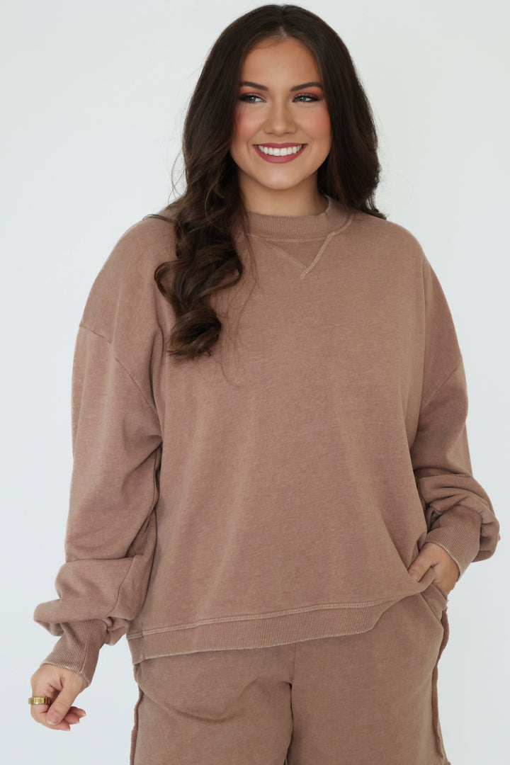 Take A Hike Oversized Sweatshirt