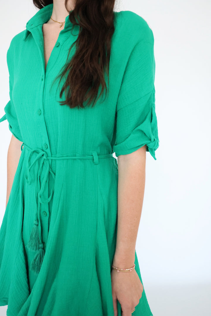 Thea Button Up Dress
