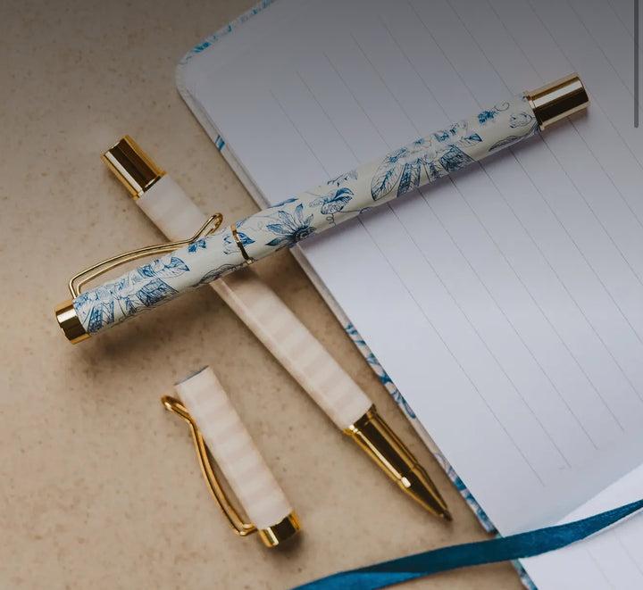 Blue Delft Metal Pen Set