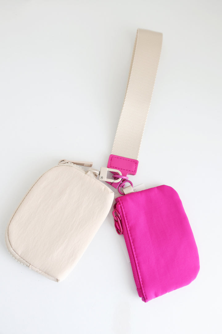 Good Time Wristlet - Hot Pink-(FINAL SALE)