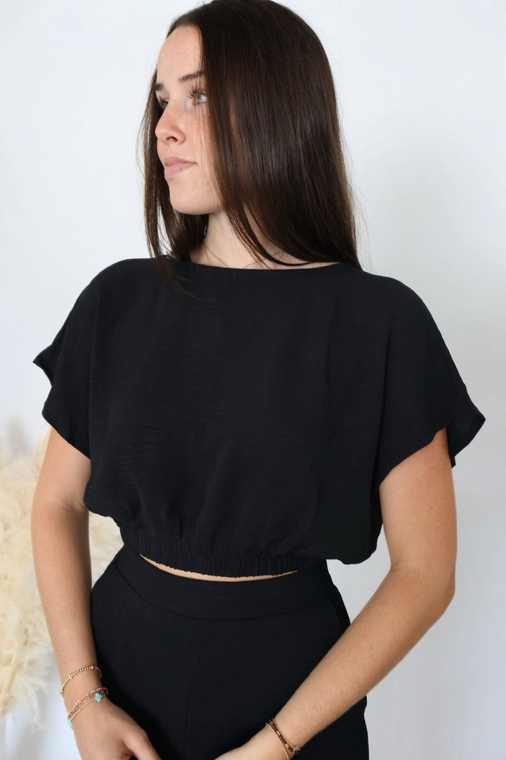 Market Find Top- Black